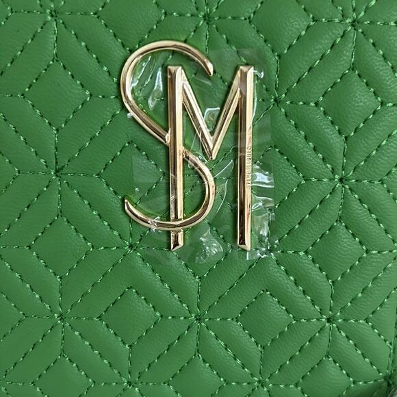 NWT Steve Madden Bright Green Zip Around Wallet - Picture 5 of 9
